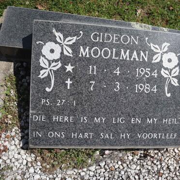 MOOLMAN Gideon 1954-1984