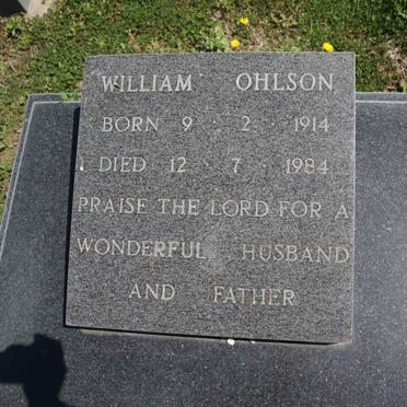 OHLSON William 1914-1984