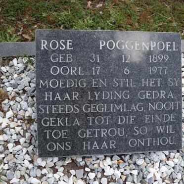 POGGENPOEL Rose 1899-1977