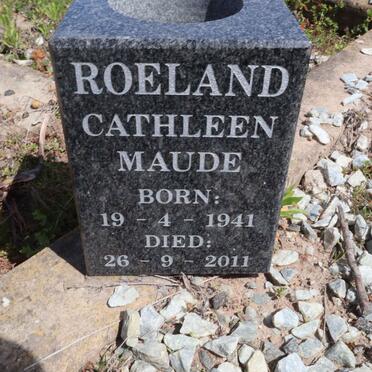 ROELAND Cathleen Maude 1941-2011