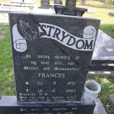 STRYDOM Frances 1921-1982
