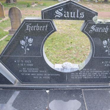 SAULS Herbert 1923-1980 :: SAULS Sarah 1918-2010