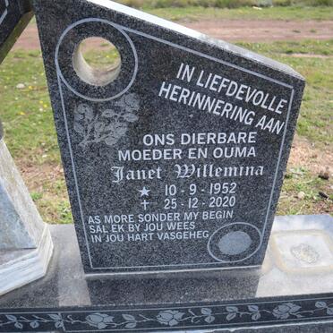 SAAIMAN Janet Willemina 1952-2020