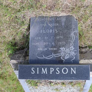 SIMPSON Floris 1878-1970