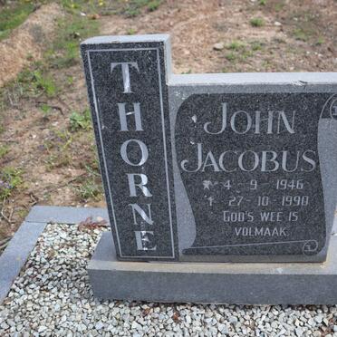 THORNE John Jacobus 1946-1990
