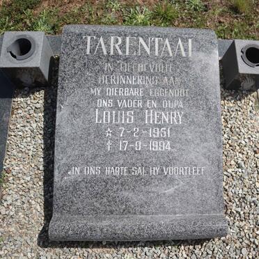 TARENTAAL Louis Henry 1951-1994