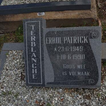 TERBLANCHE Errol Patrick 1949-1990