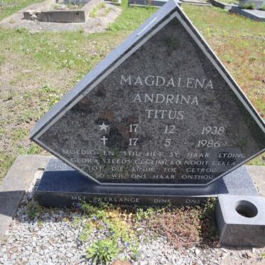 TITUS Magdalena Andrina 1938-1986