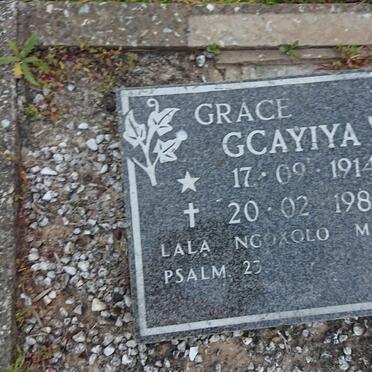 GCAYIYA Grace 1914-1983