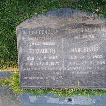 KOERT Marthinus 1903-1985 & Elizabeth 1908-1973 _2