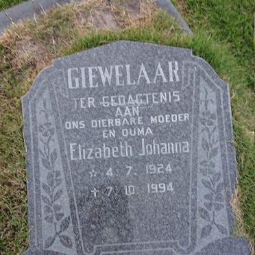 GIEWELAAR Elizabeth Johanna 1924-1994