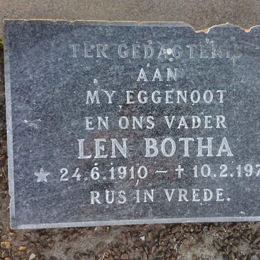 BOTHA Len 1910-1973