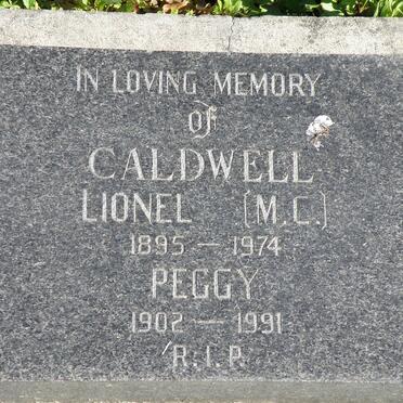 CALDWELL Lionel 1895-1974 &amp; Peggy 1902-1991