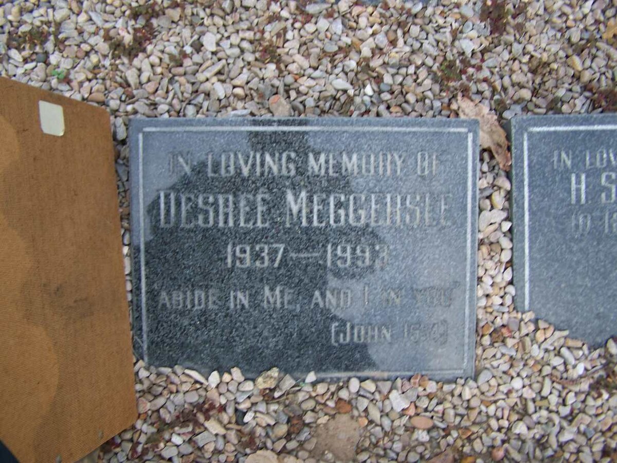 MEGGERSEE Deshee 1937-1993