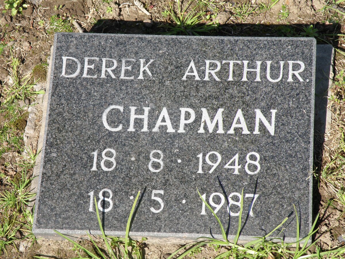 CHAPMAN Derek Arthur 1948-1987