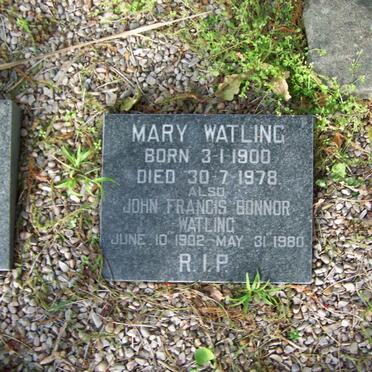 WALTING John Francis Bonnor 1902-1980 &amp; Mary  1900-1978