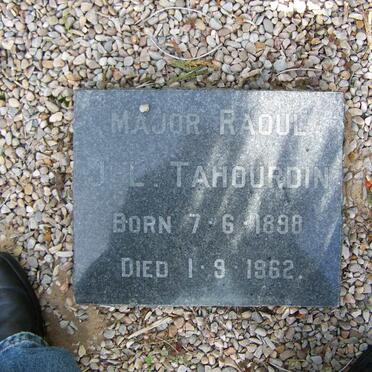 TAHOURDIN Raoul J.L. 1898-1962
