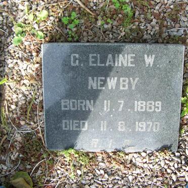 NEWBY G. Elaine W. 1889-1970
