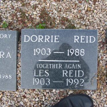 REID Les 1903-1992 &amp; Dorrie 1903-1988