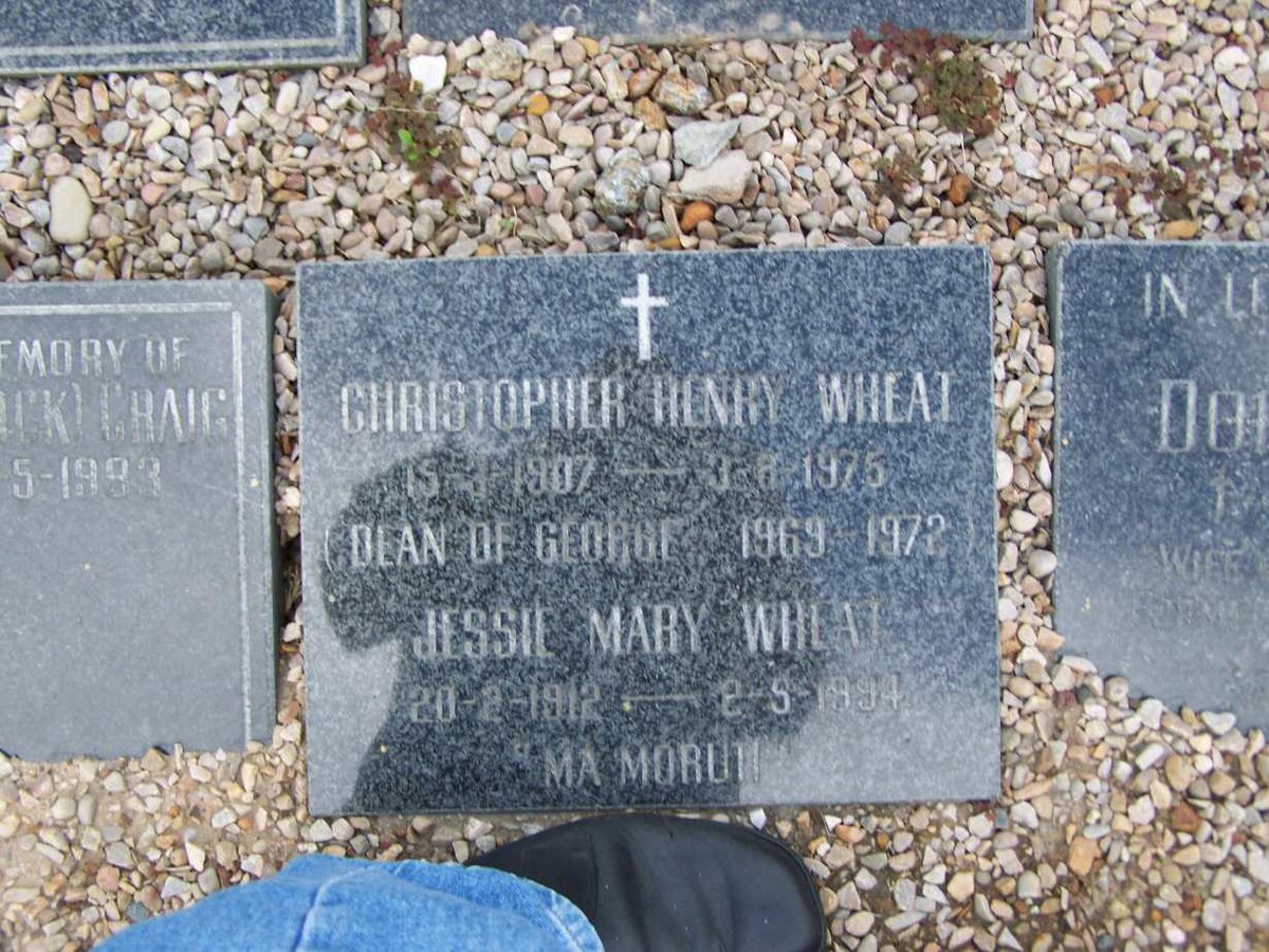 WHEAT Christopher Henry 1907-1975 &amp; Jessie Mary 1912-1994