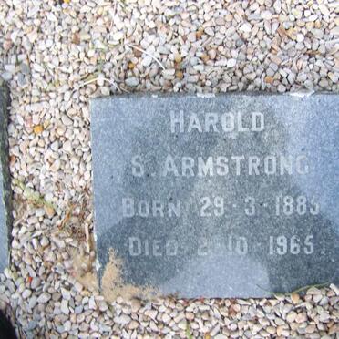 ARMSTRONG Harold S. 1885-1965