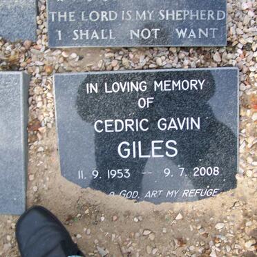 GILES Cedric Gavin 1953-2008