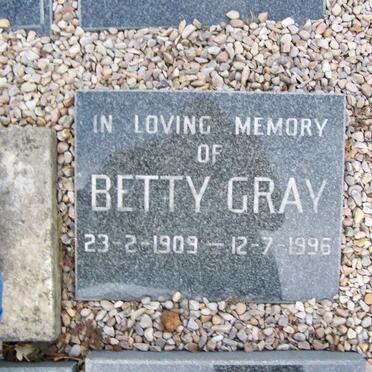 GRAY Betty 1909-1996