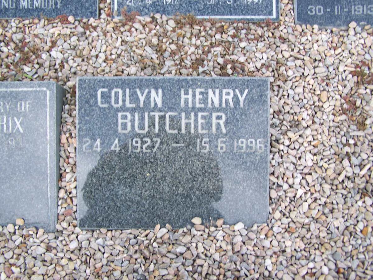 BUTCHER Colyn Henry 1927-1996