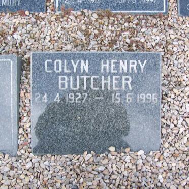BUTCHER Colyn Henry 1927-1996