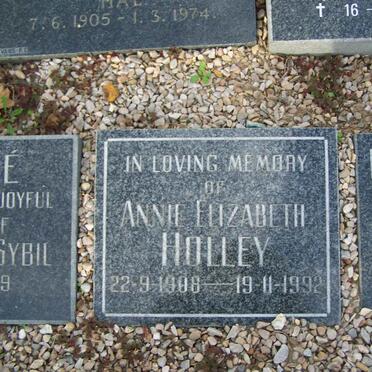 HOLLEY Annie Elizabeth 1908-1992