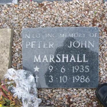 MARSHALL Peter John 1935-1986