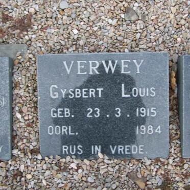 VERWEY Gysbert Louis 1915-1984