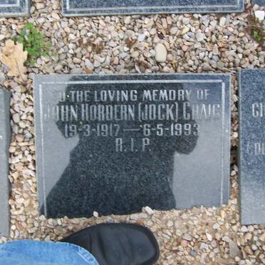 CRAIG John Hordern 1917-1993