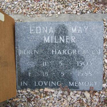MILNER Edna May nee HARGREAVES 1903-1988