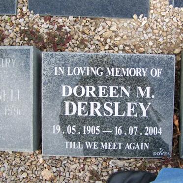 DERSLEY Doreen M. 1905-2004