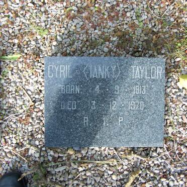 TAYLOR Cyril 1913-1970