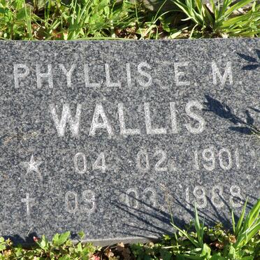 WALLIS Phyllis E.M. 1901-1988
