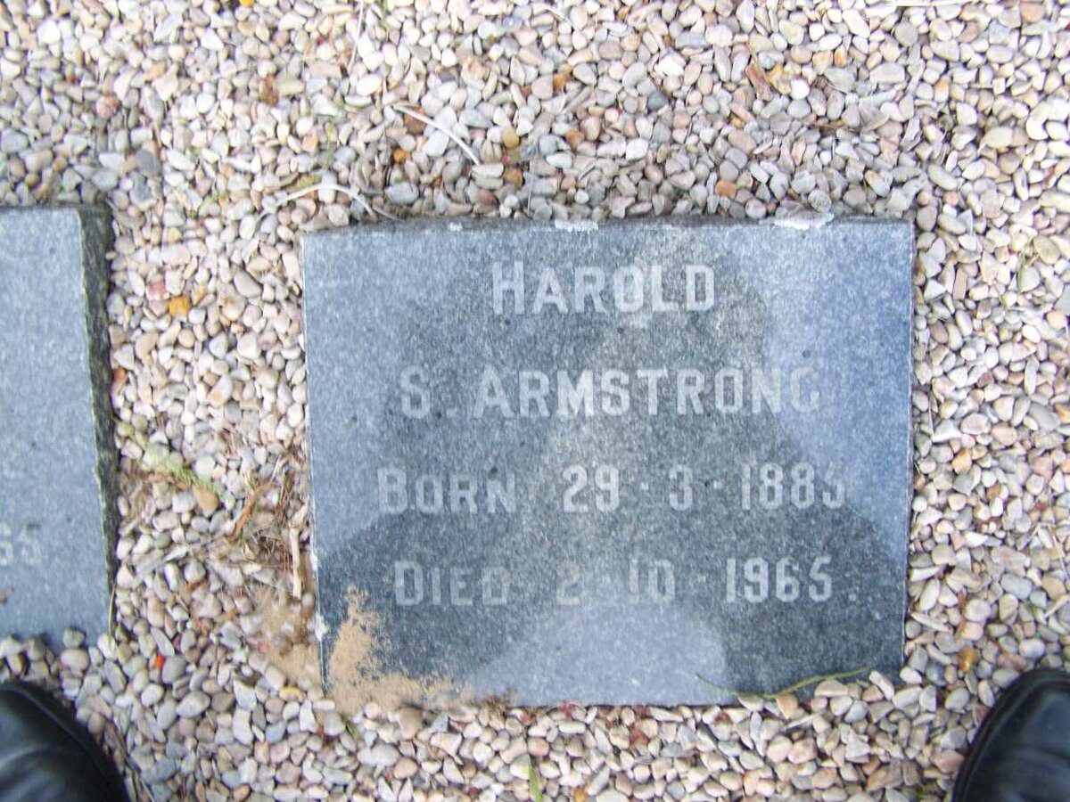 ARMSTRONG Harold S. 1885-1965