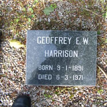 HARRISON Geoffrey E.W. 1891-1971