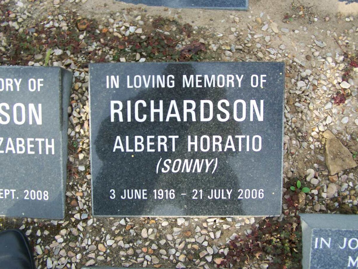 RICHARDSON Albert Horatio 1916-2006