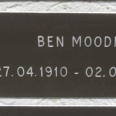 MOODIE Ben 1910-2005