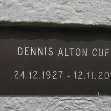 CUFF Dennis Alton 1927-2014