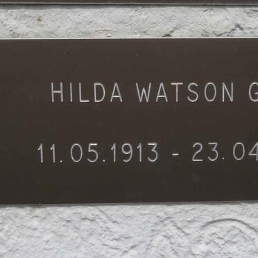 GRANT Hilda Watson 1913-2008