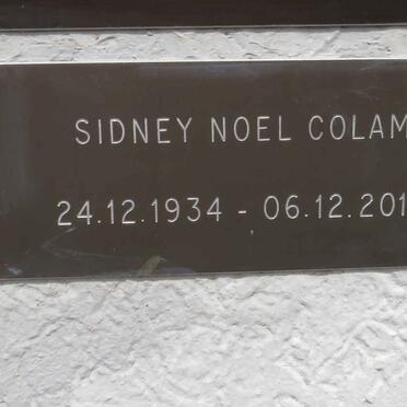 COLAM Sydney Noel 1934-2016