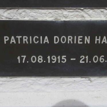 HAARHOFF Patricia Dorien 1915-1999