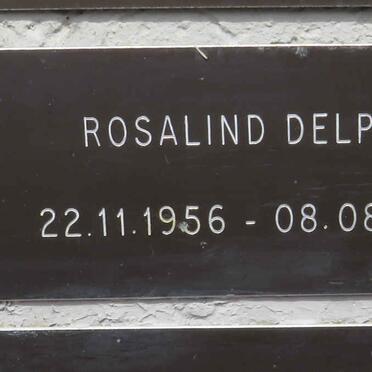 DELPORT Rosalind 1956-2020