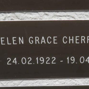 CHERRINGTON Helen Grace 1922-2013