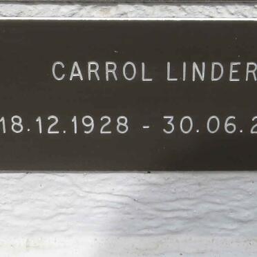 LINDER Carrol 1928-2012