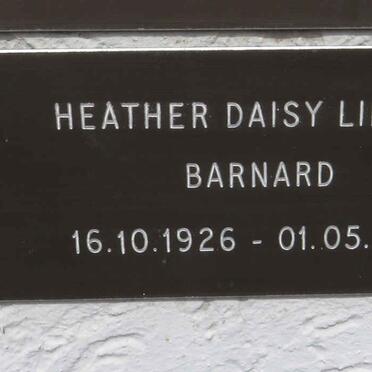 BARNARD Heather Daisy Lillian 1926-2011