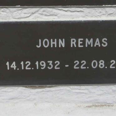 REMAS John 1932-2006